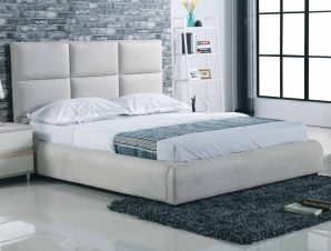 Κρεβάτι Maxim Ε8080 Ύφασμα Grey-Stone 160x200cm