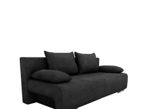 Artelibre Καναπές Κρεβάτι Τριθέσιος GEORGIA Σκούρο Γκρι 194x93x72cm