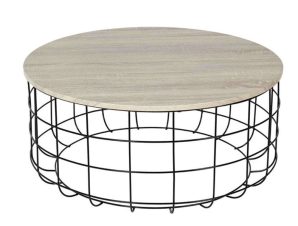 Τραπέζι Σαλονιού 205-92-100 80×35,5cm Sonoma-Black