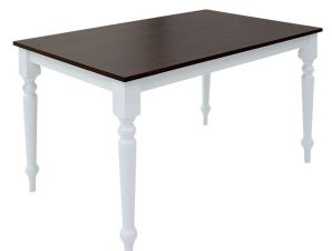 Τραπέζι Alice 153-000001 120x75x74cm Walnut-White