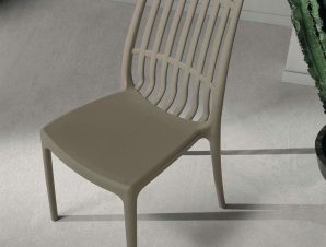 Καρέκλα Lila 45x55x90cm Dove Grey Capodarte