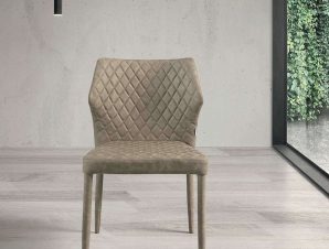 Καρέκλα Tego 49x53x84cm Dove Grey Capodarte