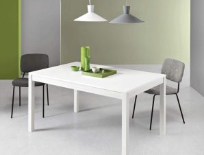 Τραπέζι Επεκτεινόμενο Caio TAV.CAIO90X140 140/226x90x75cm White Ikone Casa