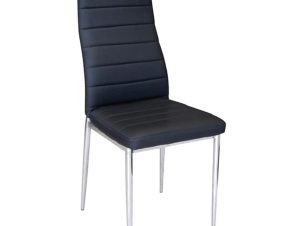 Καρέκλα Jetta ΕΜ966Χ,34 Black 40x50x95 cm Σετ 4τμχ
