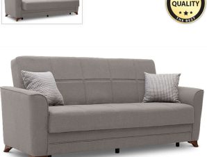 Καναπές – Κρεβάτι Albero 0128333 232x92x98cm Beige-Grey