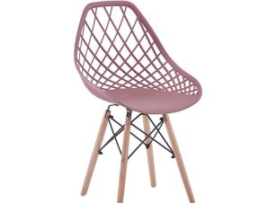 Καρέκλα Tree Pink 49x53xH81,5cm 03-0674 Σετ 4τμχ