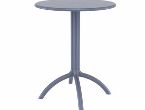 Τραπέζι Octapus Dark Grey 20-0166 Φ60X72 cm