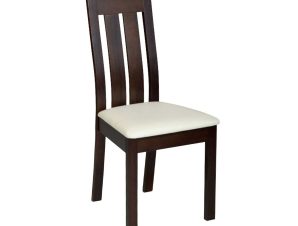 Καρέκλα Rego Καρυδί-Εκρού Ε771,2 45X52X97 cm Σετ 2τμχ