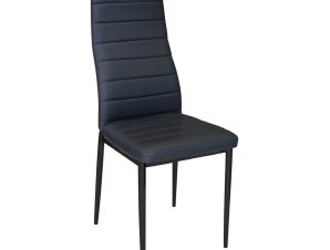 Καρέκλα Jetta-I Black . ΕΜ966Β,34 40x50x95cm Σετ 4τμχ