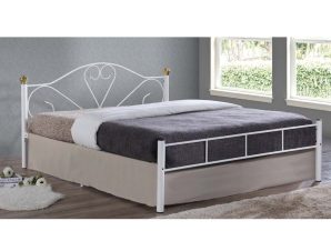Κρεβάτι Lazar White E8066,1 210X158X95 cm