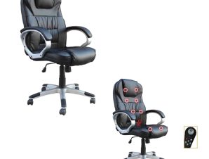 Καρέκλα Γραφείου Massage BF7300 Black EO285,1 66x72x112/122 cm