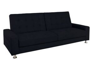 Καναπές Κρεβάτι Moby Black Ε9569,8 217x80x81