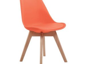 Καρέκλα Martin Orange ΕΜ136,74 49x57x82cm Σετ 4τμχ