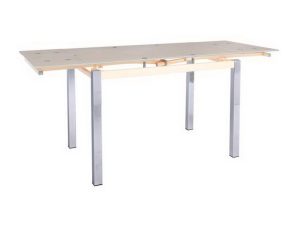 Τραπέζι Επεκτεινόμενο Blossom ΕΜ982 110+30+30x70x77cm Beige