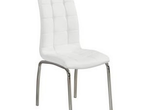 Καρέκλα Melva ΕΜ942,2 42x56x96cm White Σετ 4τμχ