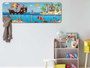 Pirate island Παιδικά Κρεμάστρες & Καλόγεροι 45 cm x 1.38cm