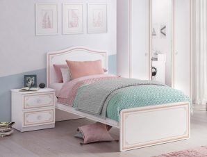Παιδικό κρεβάτι ημίδιπλο SE-PINK-1302